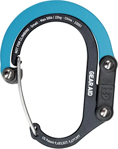 Miniatura 8 de GEAR AID HEROCLIP - Mosquetón pequeño con clip y gancho para colgar bolsos, bolsos, linternas, cochecitos, herramientas, cascos, botellas de agua