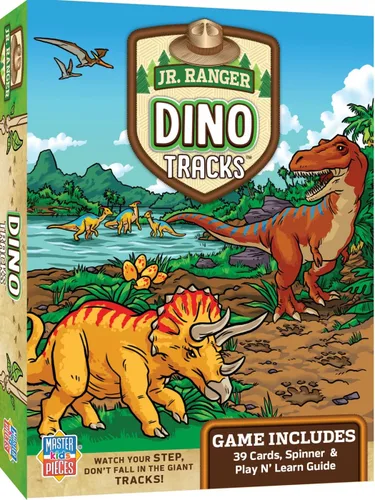 Miniatura 10 de Masterpieces Jr Ranger Poop Tracks, juego de cartas para edades de 6 años, 2-6 jugadores, mediano