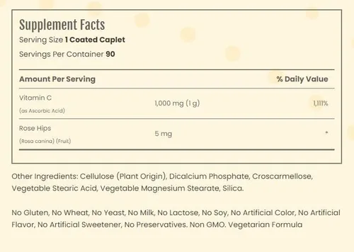 Miniatura 2 de Sundance Vitamina C 1000 mg - 90 cápsulas recubiertas, paquete de 6