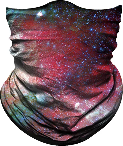 Miniatura 25 de Obacle Bandana sin costuras, máscara facial rave, para mujeres y hombres, para protección contra el polvo, el viento y el sol