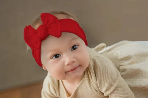 Miniatura 5 de Bonnie Jean - Vestido navideño para niña con lazo para el pelo