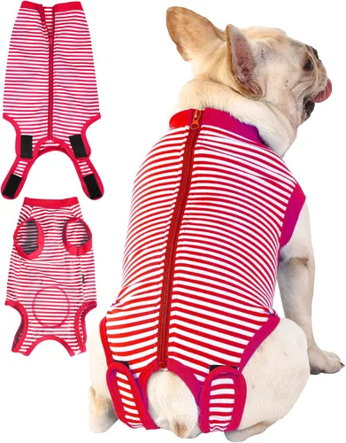Miniatura 15 de Traje de Recuperación Quirúrgica para Perros, Camisa de Cirugía para Perros Machos y Hembras, Ropa de Recuperación para Esterilización y Castración