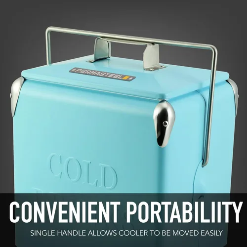 Miniatura 8 de Permasteel 14-Qt Portable Beverage Cooler for Camping, Beach, Picnic Turquesa