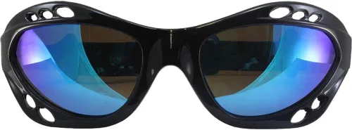 Miniatura 7 de Birdz Gafas de sol Seahawk polarizadas para moto acuática, gafas deportivas de kite-boarding, surf, kayak, 2 pares de marcos negros y plateados