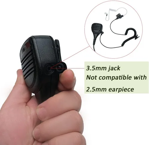 Miniatura 3 de Micrófono para HYT Hytera Radio BD500 BD502i PD560 PD502 PD530 TC-600 TC-500 TC-508 TC-610 TC-620 TC-700 TC-518 TC-580 Walkie Talkie Altavoz