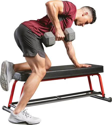 Sunny Health & Fitness Banco de Pesos para Entrenamientos de Alta Intensidad, Ejercicio, Entrenamiento de Fuerza, Levantamiento y Gimnasios en Casa