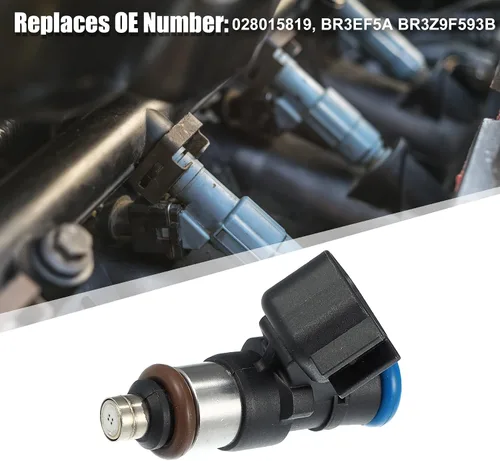 Miniatura 2 de X AUTOHAUX 6pcs 0280158191 BR3Z9F593B Boquilla del inyector de combustible para Ford F-150 STX XL XLT 3.7L 11-14 3.5L XL XLT 15-17 para Ford
