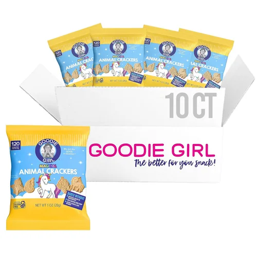 Miniatura 8 de Goodie Girl - Mini galletas de azúcar morena, galletas sin gluten para niños, paquetes de 100 calorías, sin maní, envueltas individualmente