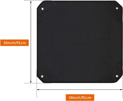 Miniatura 2 de Coitak Cubierta de aire acondicionado para unidades exteriores, protector de aire acondicionado de invierno, resistente al agua, cubierta superior