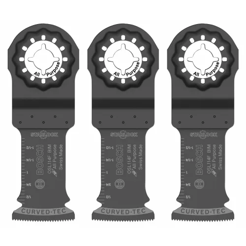 Miniatura 17 de Bosch OSL034F Starlock cuchilla bimetálica para corte profundo