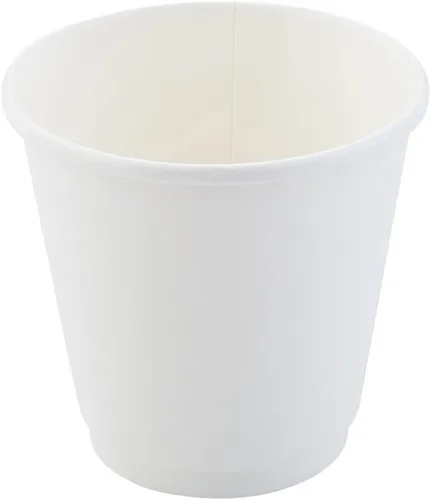 Miniatura 51 de Restaurantware Tazas de café de papel de 4 onzas, 25 tazas de papel desechables de doble pared, a prueba de fugas, reciclables, tazas calientes