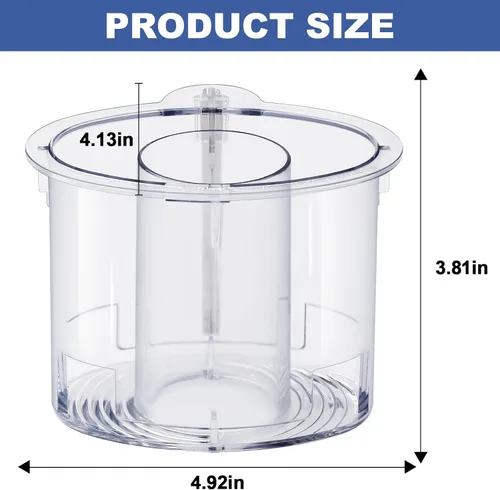 Miniatura 2 de Empujador grande de 14 tazas DLC-2014PT1 y empujador pequeño DLC-2014SPT1-1, compatible con 4 pestañas de bloqueo DLC-005AGTXT1 y cubierta