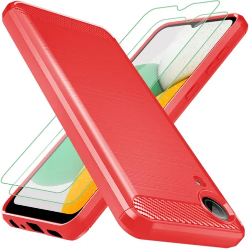 Miniatura 8 de Osophter Funda para Galaxy A03 Core, Samsung A03 Core Case con 2 protectores de pantalla de absorción de golpes Flexible TPU Rubber Protective Cell