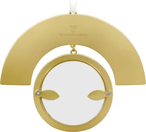 Miniatura 2 de Hallmark Keepsake Adorno de Navidad 2024, marco de fotos Only a Rainbow Away, metal, regalo para mascotas