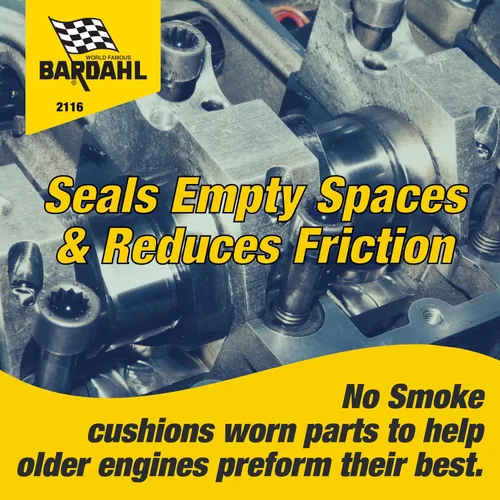 Miniatura 4 de Bardahl 2117 NoSmoke + StopLeak - Aditivo de aceite de motor - Tratamiento para quemar aceite y humo de escape excesivo - Sellador de fugas