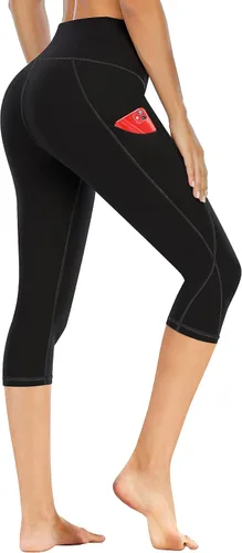 Miniatura 27 de Ewedoos - Leggings con bolsillos para mujer, de talle alto, pantalones de yoga, pantalones de entrenamiento, con levantamiento de glúteos