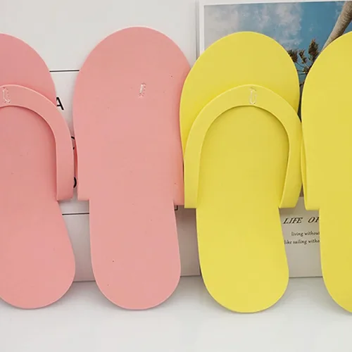Miniatura 5 de Khakho Eva - Pantuflas desechables antideslizantes para pedicura, sandalias desechables, pantuflas de espuma, pantuflas de spa para salón de uñas