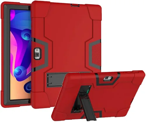Miniatura 6 de Funda híbrida para tablet HAOVM S30 / Vankyo S30 para tableta, compatible con niños, funda Vankyo s30, a prueba de golpes, parte trasera dura