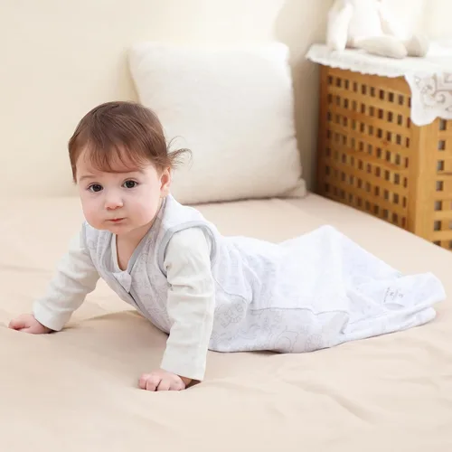Miniatura 5 de DaysU Cotton Baby Sleep Sack, Baby Sleeping Bag with Two-Way Zipper, 0.5 TOG Wearable Blanket for Newborn Baby Boys and Girls