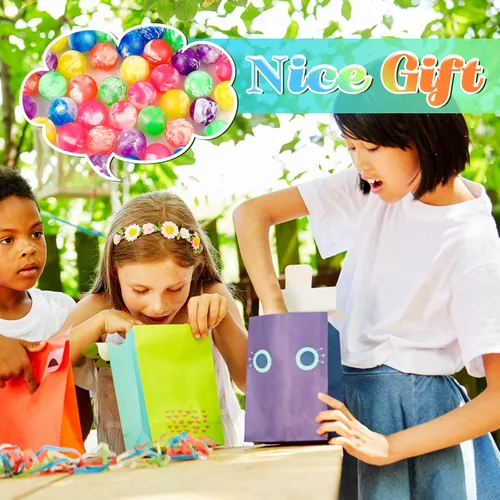 Miniatura 7 de Sumind 500 bolas inflables pequeñas para niños, bolas de goma a granel para bebés, regalos de fiesta de cumpleaños, regalos, premios, máquinas