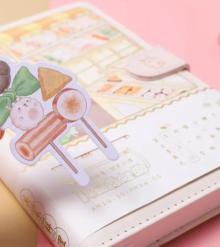 Miniatura 9 de Cuaderno de Diario Kawaii de KetA – Cuaderno de Papelería Japonesa Estética Linda, 256 Páginas – Perfecto para Niñas, Adolescentes y Mujeres