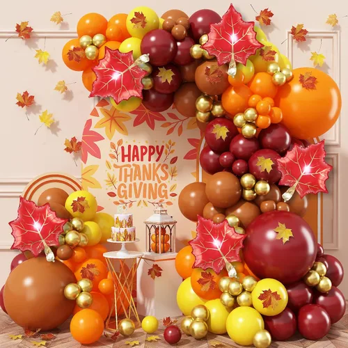 Miniatura 14 de Kit de arco de guirnalda de globos de Halloween, 116 piezas de arco de globos naranja y negro blanco, globos de papel de aluminio con estrella