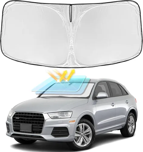 Miniatura 20 de para Dodge RAM 1500 2019-2024 2025 2026 Parasol Parasol para Parabrisas Cubierta - 4 Capas Parasol para Ventana Delantera para RAM1500 2Puertas