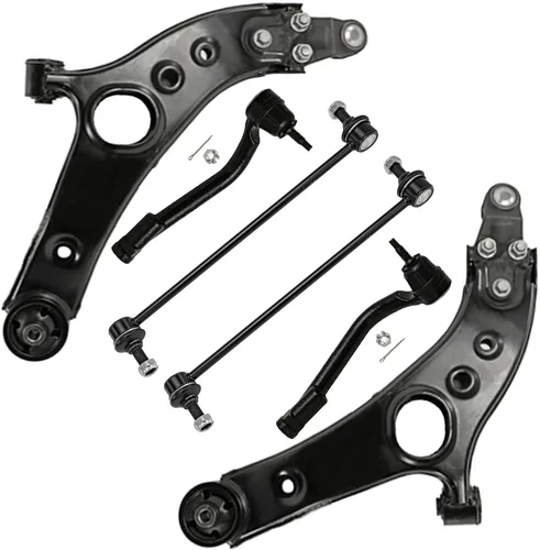 Miniatura 21 de Detroit Axle - Kit de extremo delantero para Chrysler 300 Dodge Charger Challenger 2011-2023, 2 brazos de control inferiores traseros 2 varillas