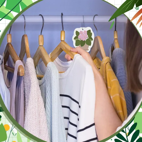 Miniatura 5 de 15 piezas de ambientadores de plantas colgantes divertidos, accesorios de plantas colgantes para espejo de coche, decoración de coche linda