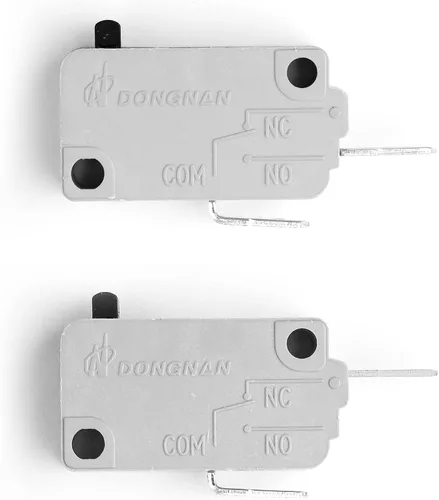 COMPSTUDIO Interruptor de puerta de horno de microondas apto para microondas DR52 16A 125/250 V (normalmente abierto y normalmente cerrado, botón,