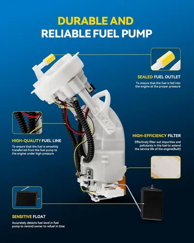 Miniatura 103 de PHILTOP FG1538 Conjunto de Bomba de Combustible Eléctrica con Unidad de Envío Compatible con Nissan Versa 1.6L Sedán/N17X 2012-2019, 2014-2019 Versa