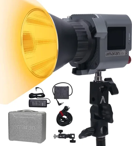 Miniatura 9 de Aputure Amaran 60D S, Luz de vídeo LED COB Luz del día Amaran 60D, Luz LED de vídeo COB de 60W 5600k Control de aplicación Bluetooth 8 efectos