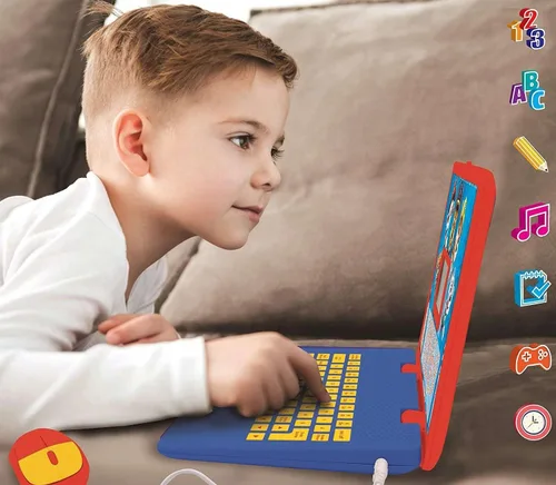 Miniatura 6 de LEXiBOOK Paw Patrol - Laptop Educativa y Bilingüe Español/Inglés - Juguete para Niños (Niños y Niñas) 124 Actividades, Aprende Juega Juegos y Música