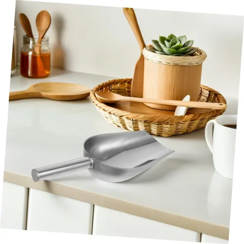 Miniatura 6 de Hemoton 1 pala multiusos de acero inoxidable versátil para granos y harina para frutos secos de arroz y frutas secas para fiestas, bodas y uso