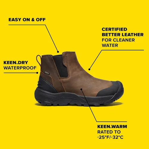 Miniatura 6 de KEEN Revel 4 Botas de nieve impermeables con aislamiento polar de altura media para hombre