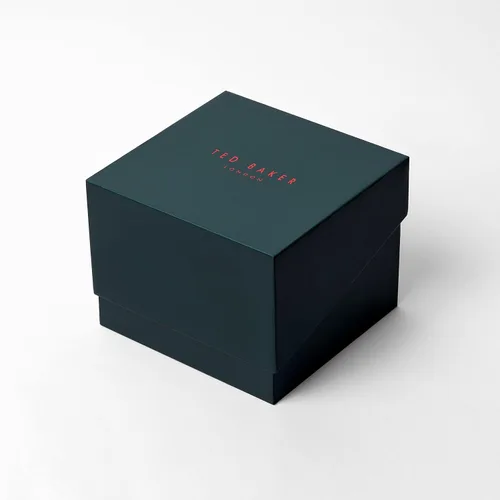 Miniatura 4 de Ted Baker Maiisie Reloj de pulsera de cadena de acero inoxidable (Modelo BKPMSS2019I), PlataNegro, Moderno