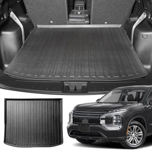 Forro de carga premium para Mitsubishi Outlander ES SE Sel Crossover 2022-2026 - 100% de protección, alfombrilla de maletero de automóvil de ajuste