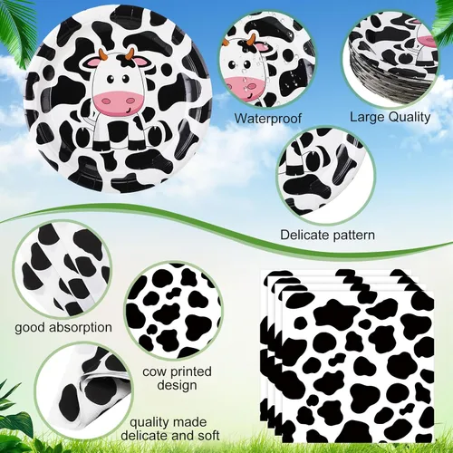 Miniatura 2 de Potchen 452 piezas temáticas de suministros de fiesta para 50 invitados, platos de papel, servilletas, vasos, manteles, cubiertos y pajitas