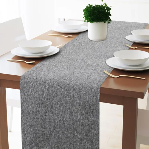 Miniatura 7 de The Yard - Tela de lino sintético gris de 57 pulgadas x 3.3 yardas, tela de tapicería gris para sofás, sillas, bases de somier, oculta el marco