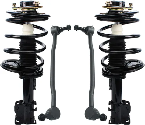 Miniatura 60 de Detroit Axle - Kit de puntales delanteros para Jeep Grand Cherokee 2005-2010 2006-2010 Commander 2007 2008 2009, 2 montajes rápidos de 2 barras