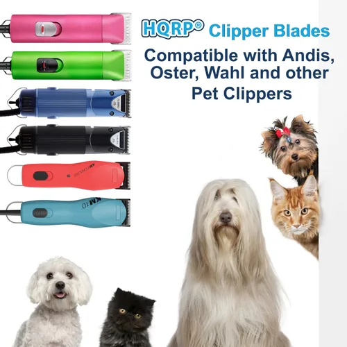 Miniatura 7 de HQRP Cuchilla para cortar animales de tamaño 10 compatible con Oster Power Pro Ultra Cordless 078400-020-000 78400-013 78740-013 para aseo