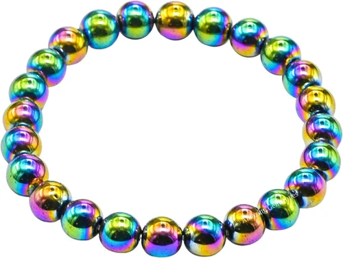 Miniatura 503 de Amazing Gemstone Pulsera de cristal para mujeres y hombres, pulsera de cristal curativo de protección, pulsera elástica con cuentas de piedras