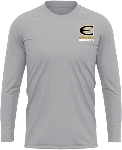 Miniatura 100 de Camisa deportiva de manga larga oficial de la NCAA Collegiate para hombre, con logotipo en el pecho izquierdo, colección Athletic Heather