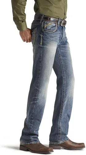 Miniatura 4 de ARIAT Jeans ajustados y apilables M5 de pierna recta para hombre