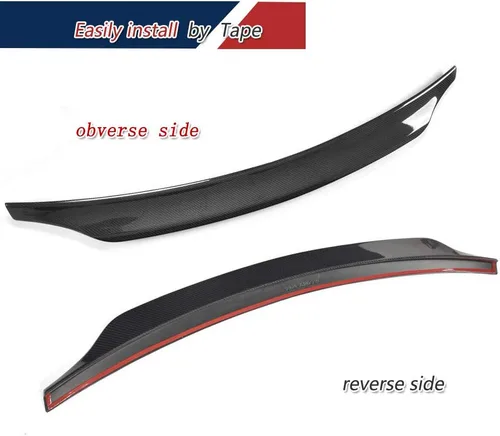 Miniatura 6 de Alerón trasero del tronco de fibra de carbono para Audi S5 B8/B8.5 Coupe 2Door 2008-2017 Highkick Trunk Lid Spoiler Wing Lip Boot Lid Factory Outlet