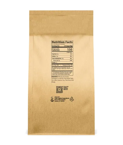 Miniatura 2 de PURE ORIGINAL INGREDIENTS Granos de avena, enteros, sin cortar y sin cáscara, altos en proteínas, granos de avena (5 libras)