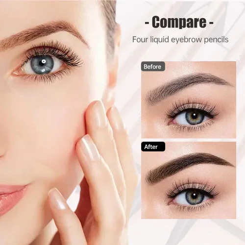Miniatura 5 de Lápiz de cejas Microblading, 2026 nuevo bolígrafo de cejas 3D impermeable de 4 puntas Microblading, relleno de huecos naturales, maquillaje de cejas