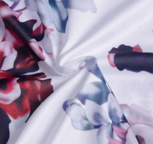 Miniatura 5 de Mameluco de manga corta con estampado floral para recién nacida