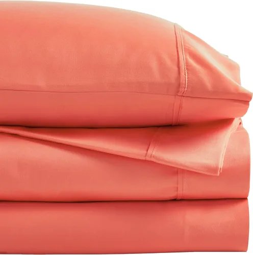 Miniatura 22 de Superior 1200 Thread Count Cotton Blend Sheet Set, Deep Pocket Sheets, 1 Elastic Deep Pocket Fitted Sheet, 1 Flat Sheet, 2 Pillowcases, Cotton Rich