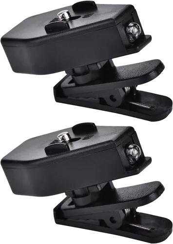 Miniatura 4 de Yoidesu 1 par de luces LED con clip para gafas, linterna para anteojos, mini libro, para pesca nocturna, lectura, mantenimiento